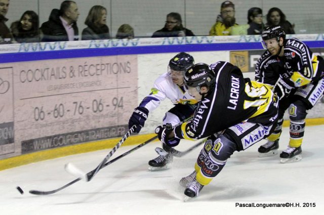 Photo hockey match Rouen - Chamonix  le 23/01/2015