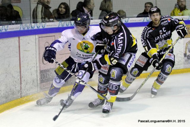 Photo hockey match Rouen - Chamonix  le 23/01/2015