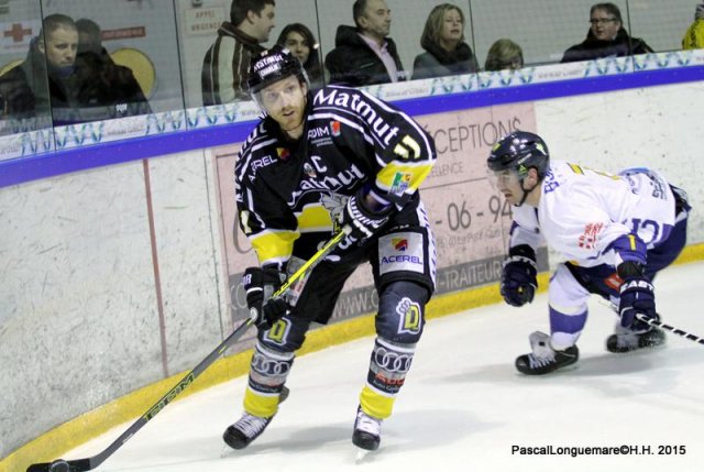 Photo hockey match Rouen - Chamonix  le 23/01/2015