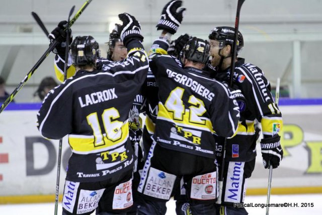 Photo hockey match Rouen - Chamonix  le 23/01/2015