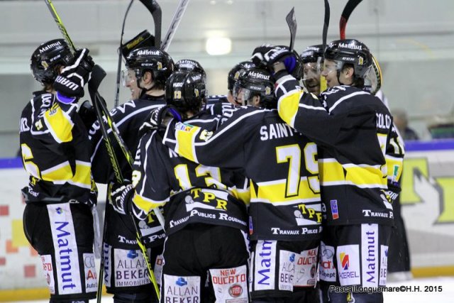 Photo hockey match Rouen - Chamonix  le 23/01/2015