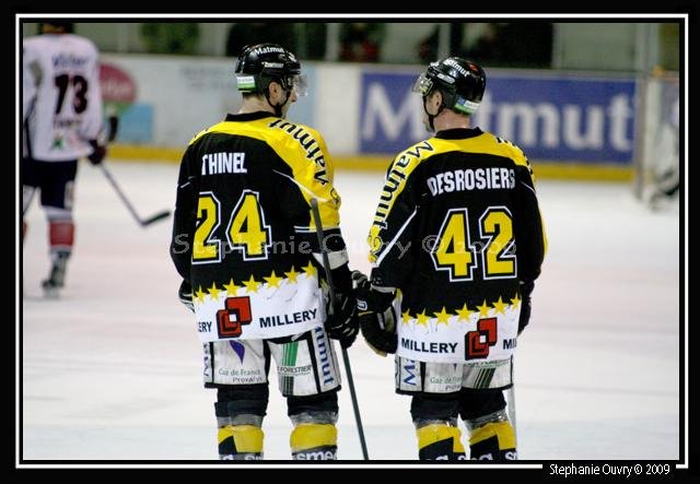 Photo hockey match Rouen - Grenoble  le 06/01/2009