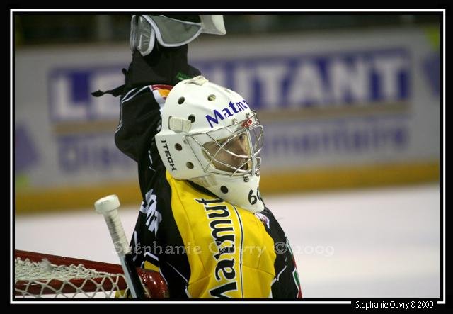 Photo hockey match Rouen - Grenoble  le 06/01/2009
