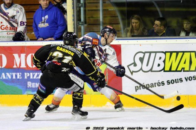Photo hockey match Roanne - Clermont-Ferrand le 24/01/2015