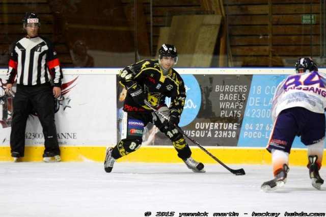 Photo hockey match Roanne - Clermont-Ferrand le 24/01/2015
