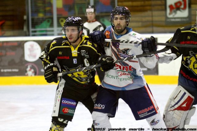 Photo hockey match Roanne - Clermont-Ferrand le 24/01/2015