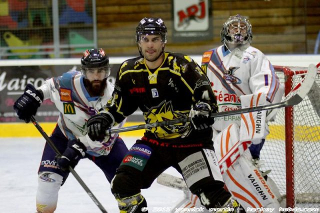 Photo hockey match Roanne - Clermont-Ferrand le 24/01/2015