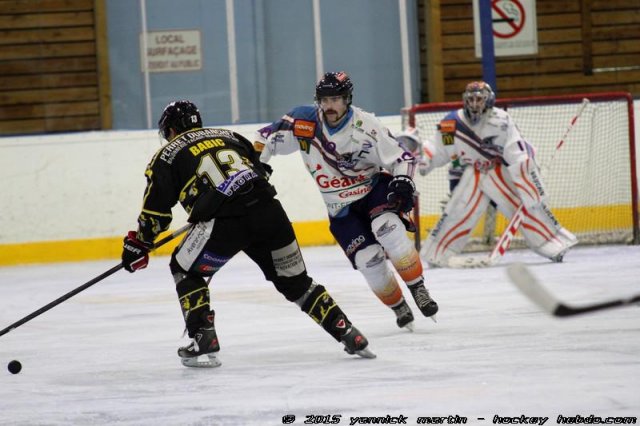 Photo hockey match Roanne - Clermont-Ferrand le 24/01/2015
