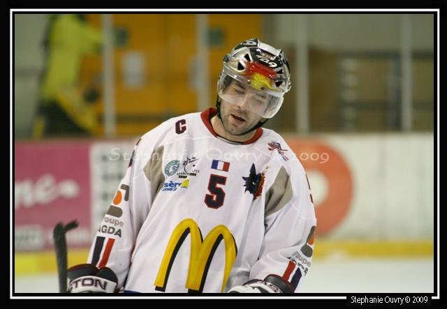 Photo hockey match Rouen - Grenoble  le 06/01/2009