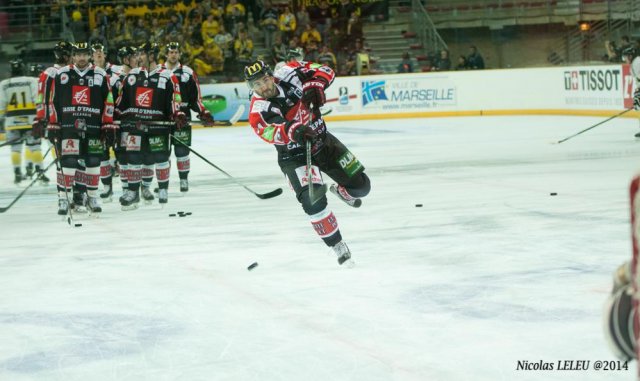 Photo hockey match Rouen - Amiens  le 25/01/2015