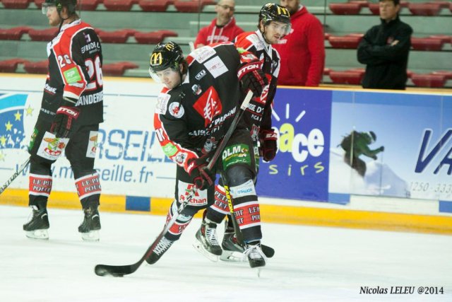 Photo hockey match Rouen - Amiens  le 25/01/2015