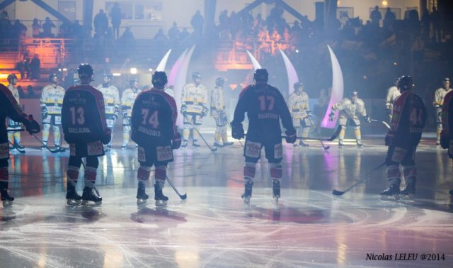 Photo hockey match Rouen - Amiens  le 25/01/2015