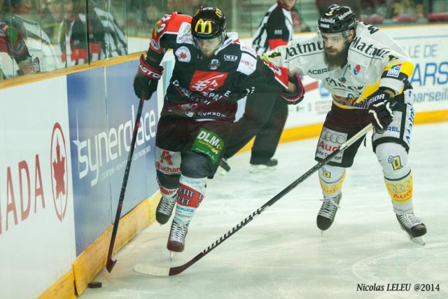 Photo hockey match Rouen - Amiens  le 25/01/2015