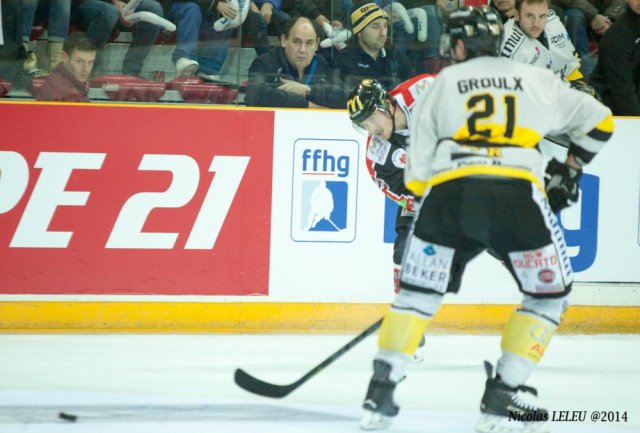 Photo hockey match Rouen - Amiens  le 25/01/2015
