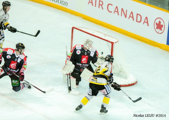 Photo hockey match Rouen - Amiens  le 25/01/2015