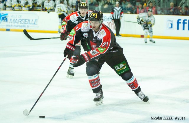 Photo hockey match Rouen - Amiens  le 25/01/2015