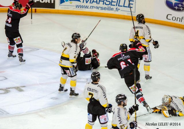 Photo hockey match Rouen - Amiens  le 25/01/2015