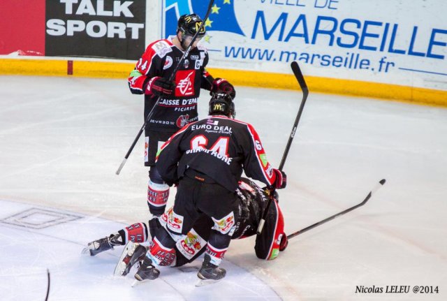 Photo hockey match Rouen - Amiens  le 25/01/2015