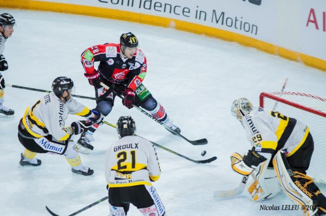 Photo hockey match Rouen - Amiens  le 25/01/2015