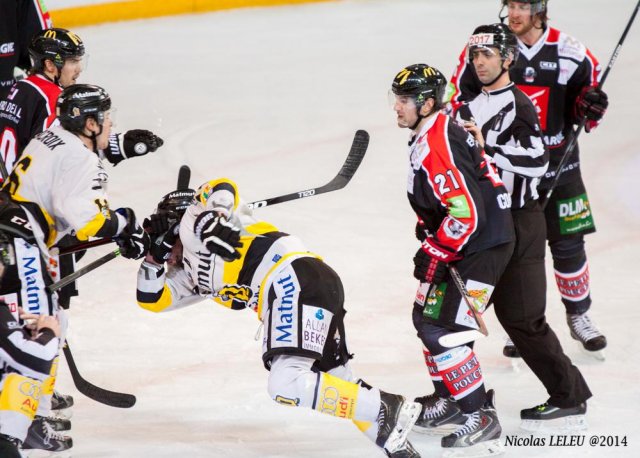 Photo hockey match Rouen - Amiens  le 25/01/2015