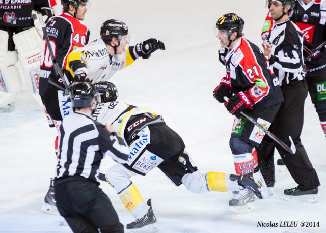 Photo hockey match Rouen - Amiens  le 25/01/2015