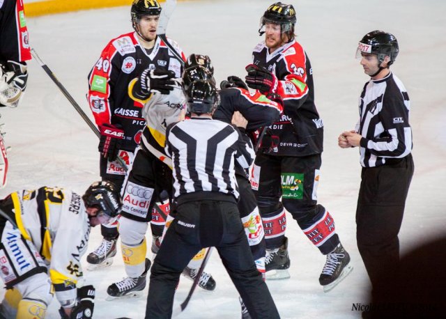 Photo hockey match Rouen - Amiens  le 25/01/2015