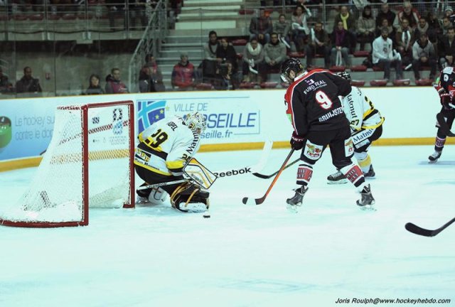 Photo hockey match Rouen - Amiens  le 25/01/2015