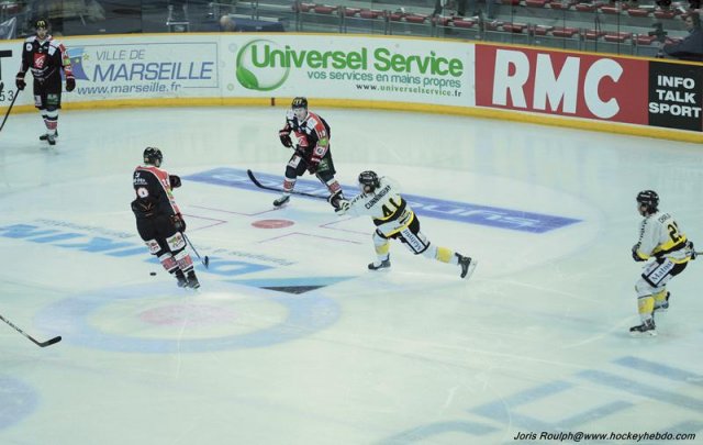 Photo hockey match Rouen - Amiens  le 25/01/2015