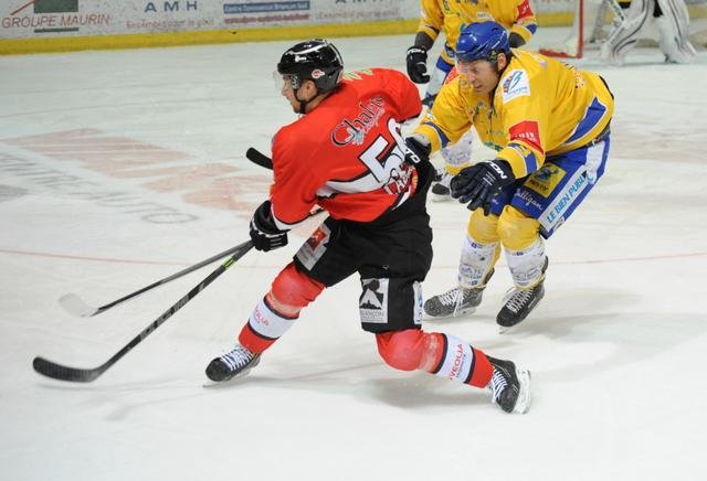Photo hockey match Briançon  - Dijon  le 27/01/2015