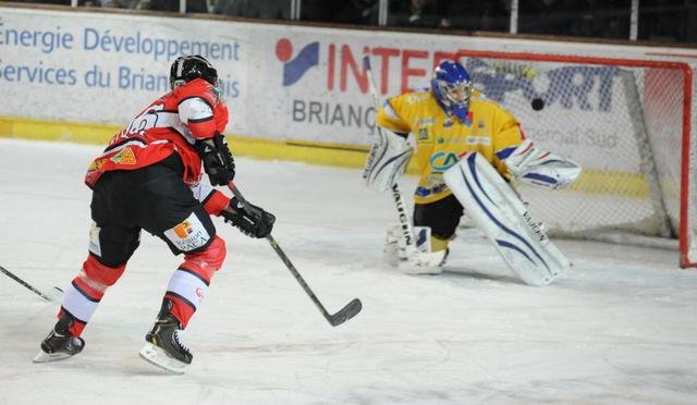 Photo hockey match Briançon  - Dijon  le 27/01/2015