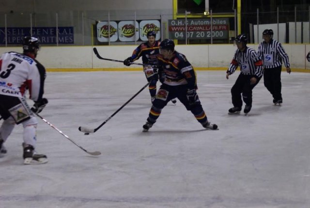 Photo hockey match Nice - Caen  le 03/01/2009