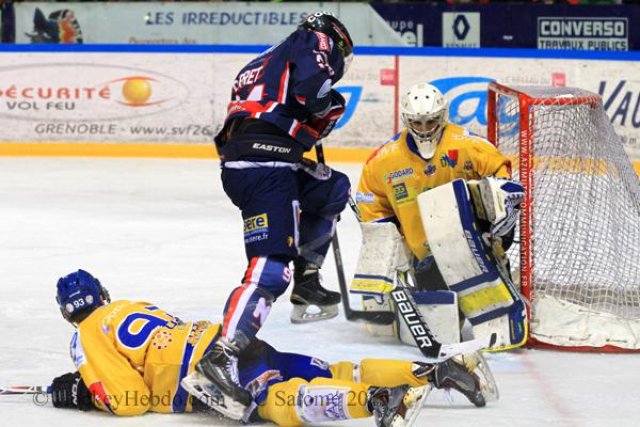 Photo hockey match Grenoble  - Dijon  le 31/01/2015