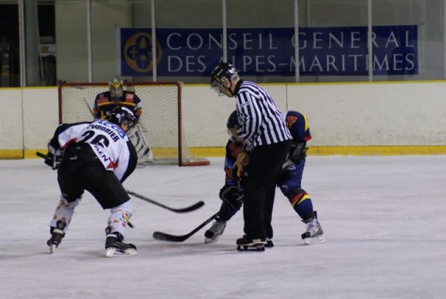 Photo hockey match Nice - Caen  le 03/01/2009
