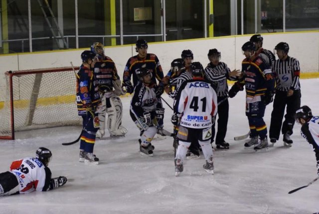 Photo hockey match Nice - Caen  le 03/01/2009