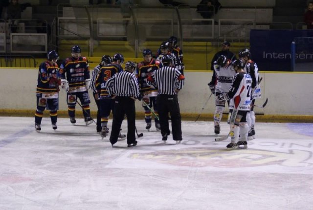 Photo hockey match Nice - Caen  le 03/01/2009