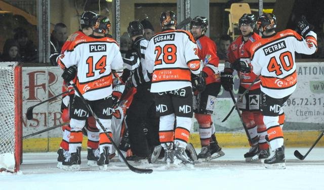 Photo hockey match Briançon  - Epinal  le 31/01/2015