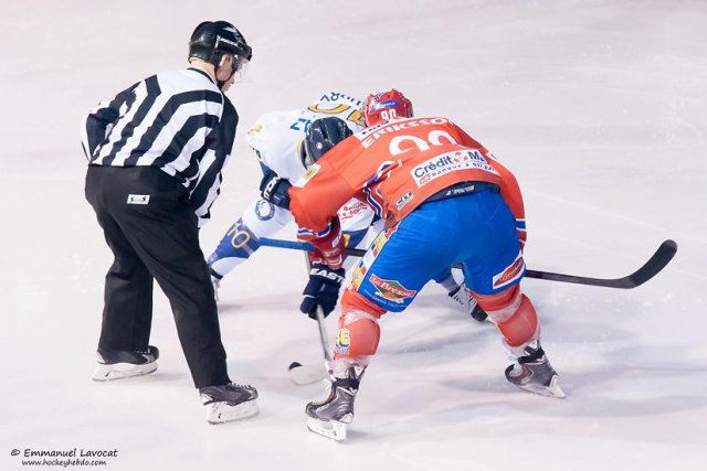 Photo hockey match Lyon - Chamonix  le 10/02/2015