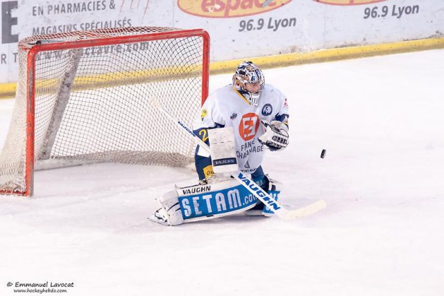 Photo hockey match Lyon - Chamonix  le 10/02/2015