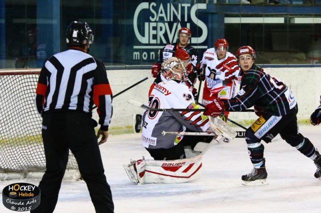 Photo hockey match Mont-Blanc - Cholet  le 10/02/2015