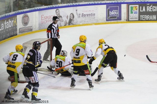 Photo hockey match Rouen - Strasbourg  le 13/02/2015