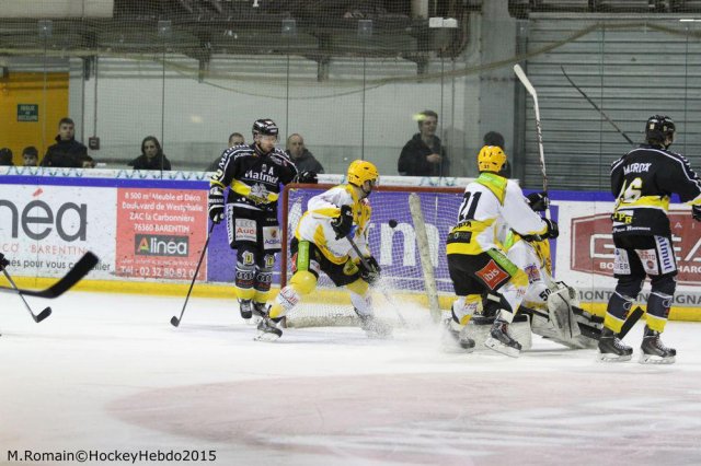 Photo hockey match Rouen - Strasbourg  le 13/02/2015