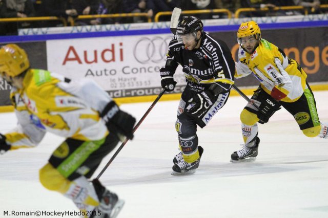 Photo hockey match Rouen - Strasbourg  le 13/02/2015