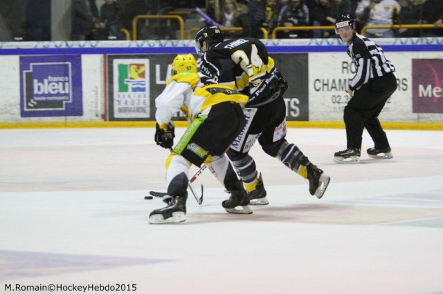 Photo hockey match Rouen - Strasbourg  le 13/02/2015