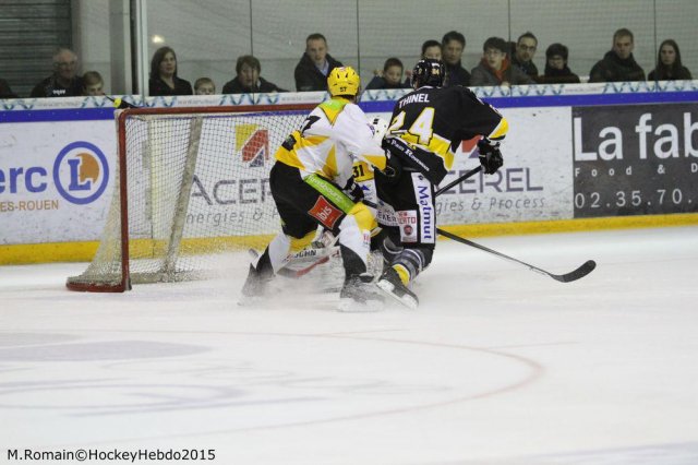 Photo hockey match Rouen - Strasbourg  le 13/02/2015