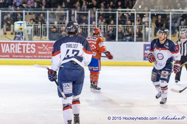 Photo hockey match Angers  - Lyon le 13/02/2015