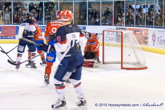 Photo hockey match Angers  - Lyon le 13/02/2015