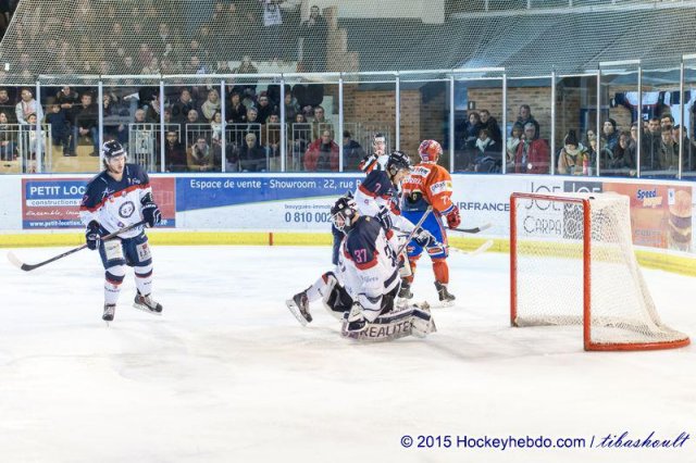 Photo hockey match Angers  - Lyon le 13/02/2015