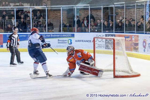 Photo hockey match Angers  - Lyon le 13/02/2015