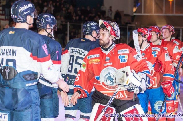 Photo hockey match Angers  - Lyon le 13/02/2015