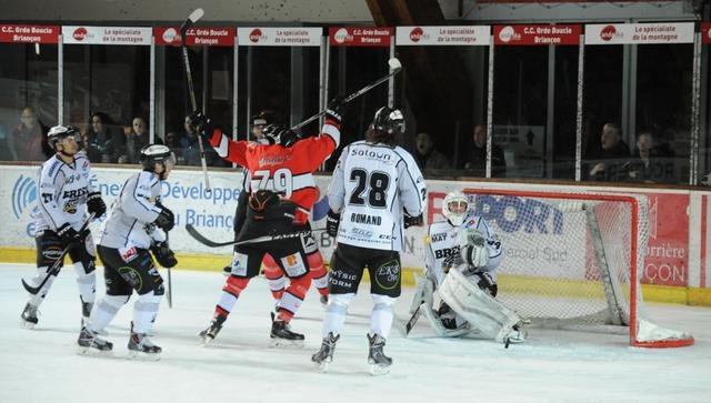 Photo hockey match Briançon  - Brest  le 17/02/2015